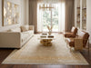 Load image into Gallery viewer, 9 x 11.6 Fine Quality Wool and Silk Transitional Hand-Knotted Rug #B-72516