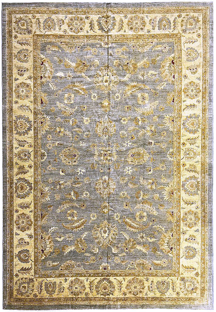11.9 x 17.8 Neutral Colors Chobi Peshawar Large Rug 6705
