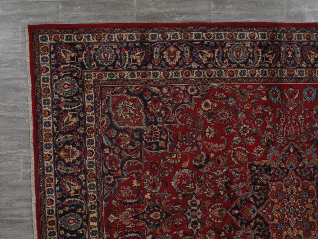 9.6 x 12.10 Persian Handmade Mashad Rug  AMAZING SALE #F-6837