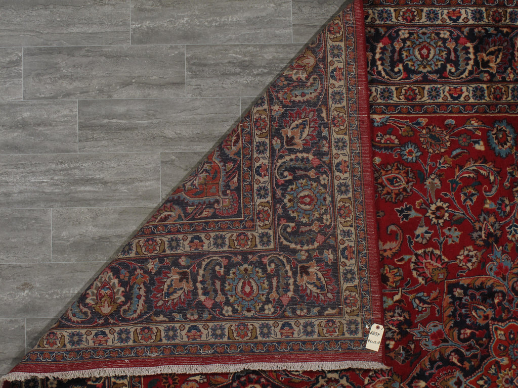 9.6 x 12.10 Persian Handmade Mashad Rug  AMAZING SALE #F-6837