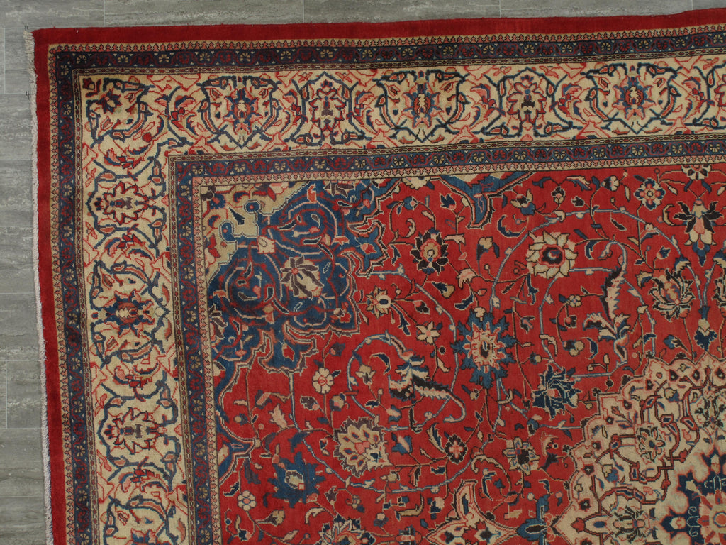 10.3 x 13 Authentic Persian Sarouk Mahal Rug  SALE  #F-6838