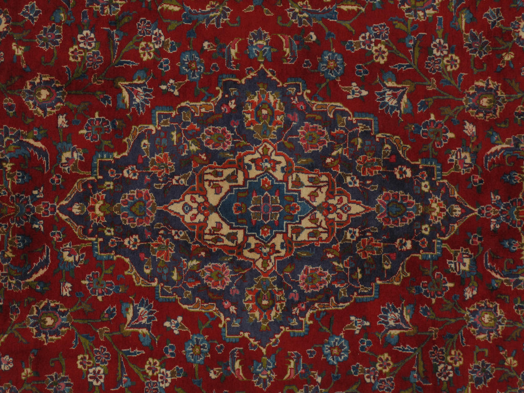 9.9 x 12.10 Authentic Persian Kashan rug EXCELLENT  BIG SALE #F-6840