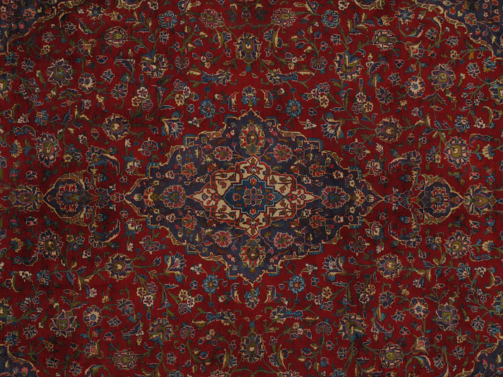 9.9 x 12.10 Authentic Persian Kashan rug EXCELLENT  BIG SALE #F-6840