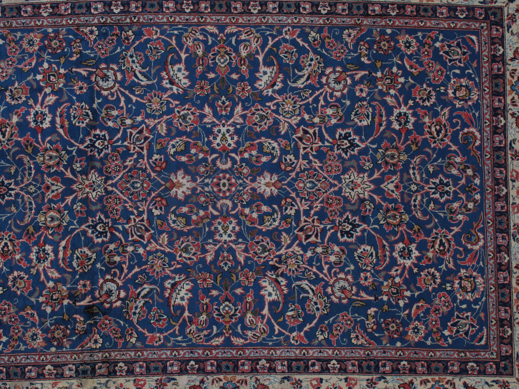 8.3 x 11.6 SIGNED Persian Handmade Rug  BLUE #F-6841