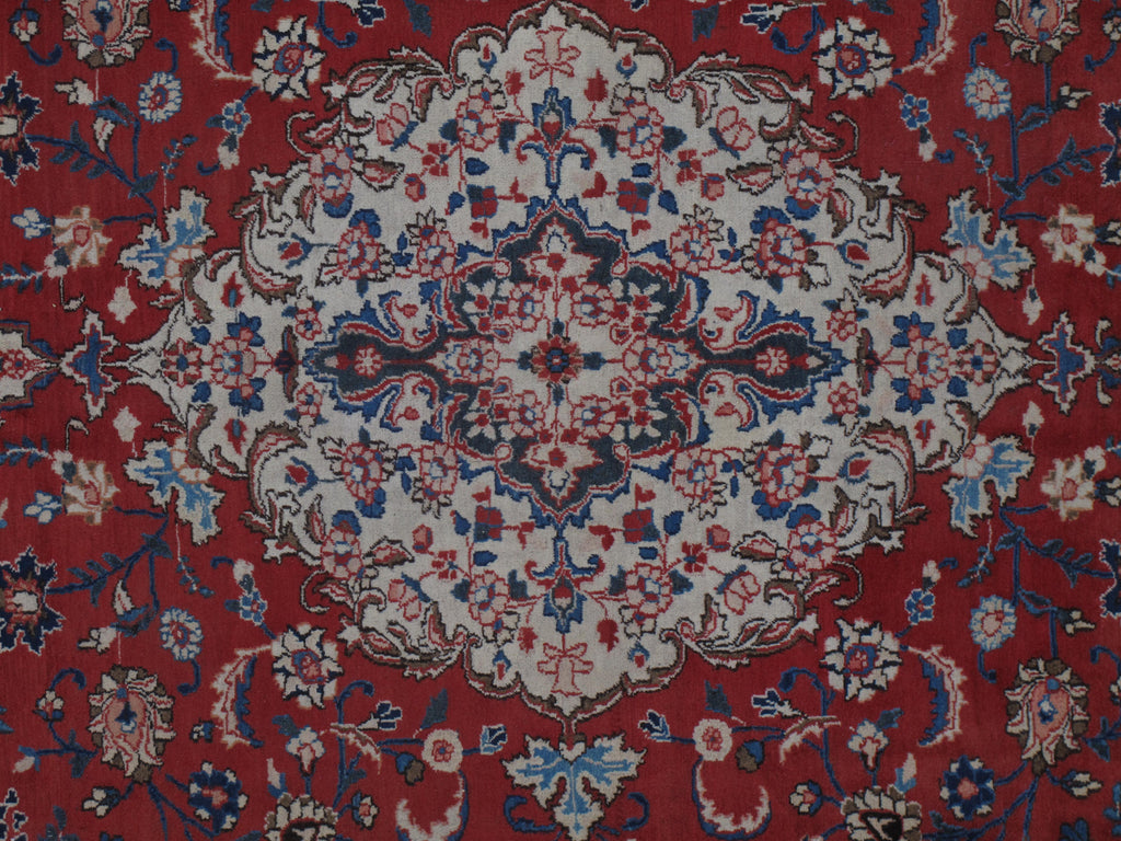 8.5 x 11.5 SEMI-ANTIQUE SIGNED Persian Tabriz Rug 1980's SALE #F-6842