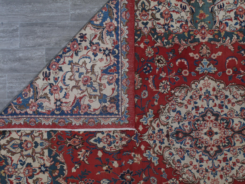 8.5 x 11.5 SEMI-ANTIQUE SIGNED Persian Tabriz Rug 1980's SALE #F-6842