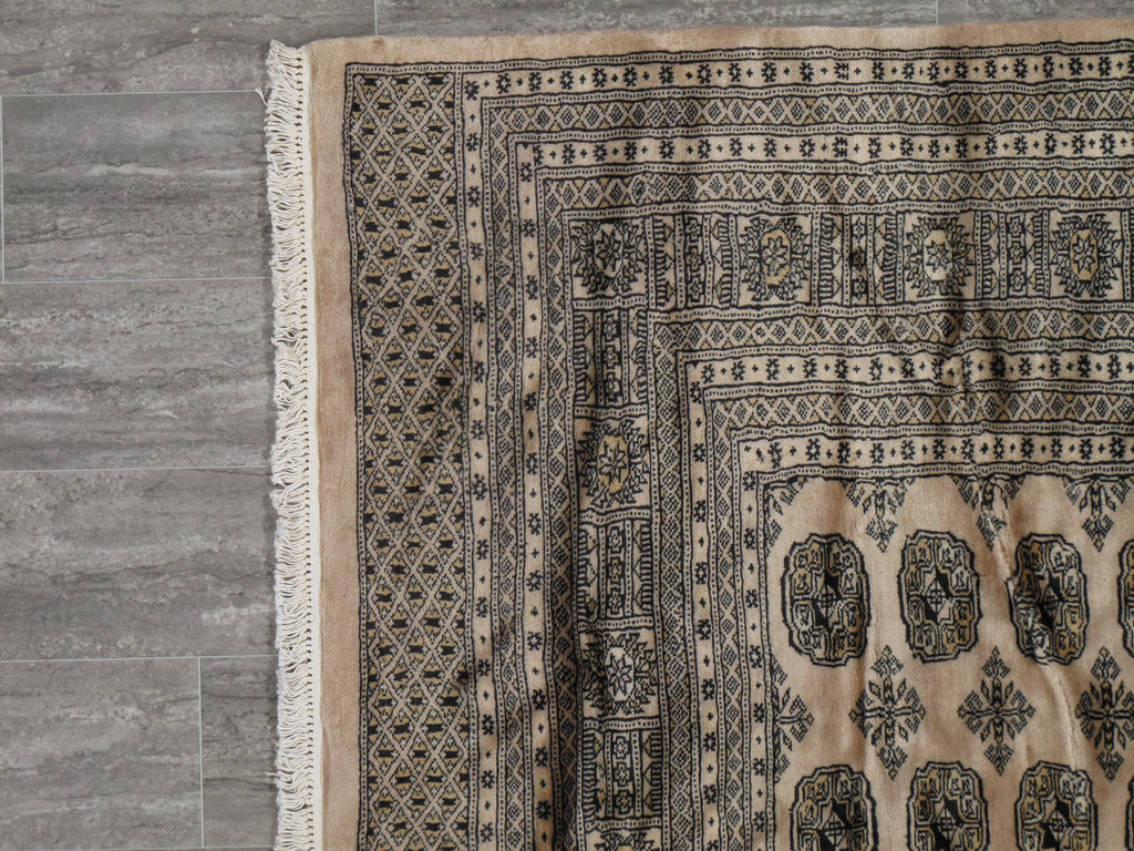 9 x 11.6 NEW Handmade Bokhara Rug #F-6845