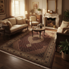 Load image into Gallery viewer, 6.7 x 9.9 High Quality Handmade Mahi Tabriz Rug Wool and Silk #F-3058