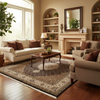 Load image into Gallery viewer, 6.5 x 6.8 SQUARE Quality Hand-Knotted Wool and Silk Mahi Tabriz Rug