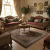 Load image into Gallery viewer, 6.9 x 8  Traditional Persian Wool  Silk Hand-Knotted Rug
