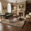 Load image into Gallery viewer, 6.8 x 10 Persian Traditional Wool  Silk Hand-Knotted Rug 