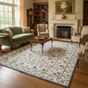 Load image into Gallery viewer, 9.3 x 12.3 Flat Weave Aubusson Rug Engish Garden #F-3040