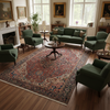 Load image into Gallery viewer, 9.8 x 13  Hand-Knotted ANTIQUE Persian Ferahan Sarouk Rug