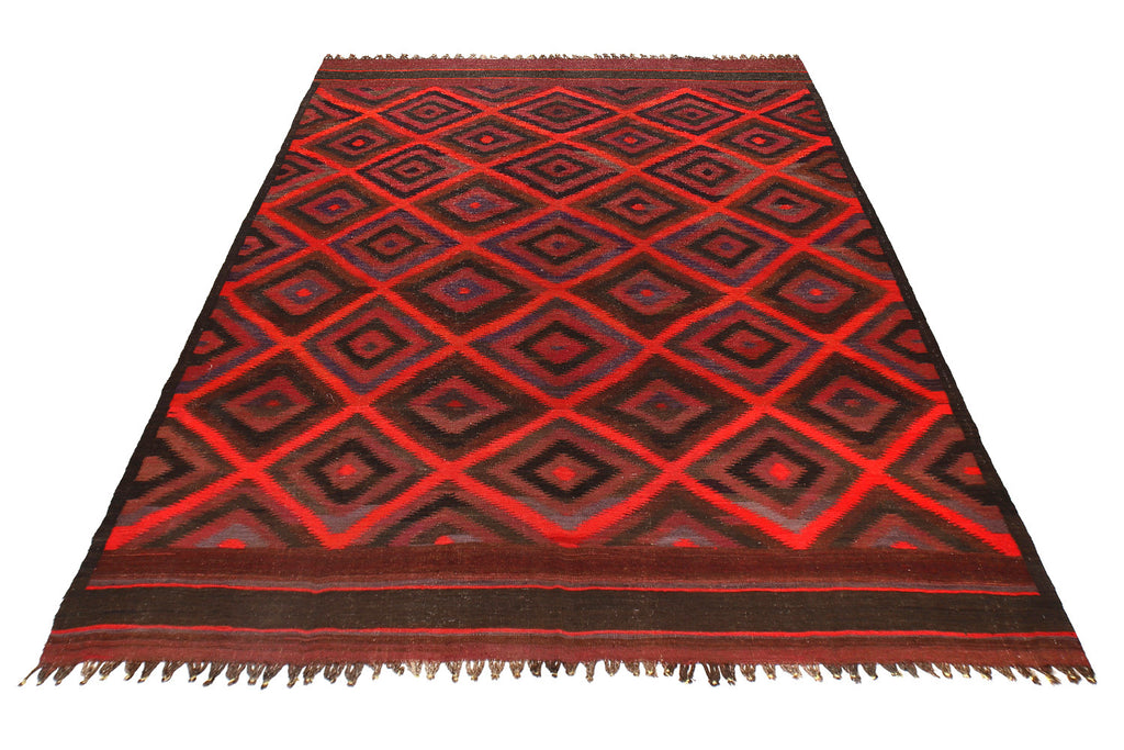 9' x 12' Tribal Flat-Weave-Kilim-Wool-Afghan-Rug.jpg