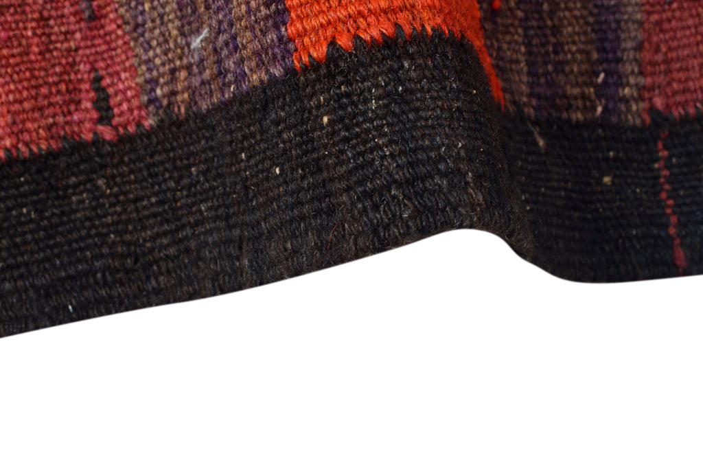 9.3 x 12.2 Tribal Flat Weave Kilim Wool Afghan Rug #AM1339