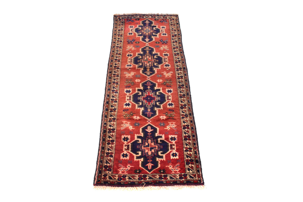 1'.9" x 5'.2" Small-Narrow-Wool-Persian-Tribal-Shiraz-Runner.jpg