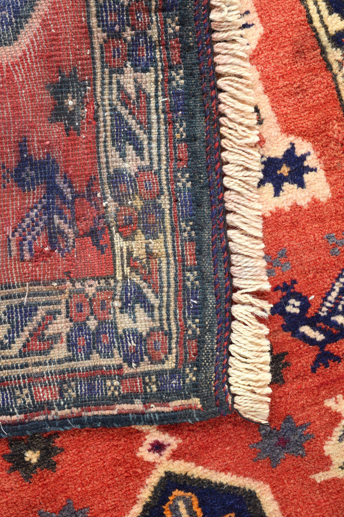 1.9 x 5.2 Small Narrow Wool Persian Tribal Shiraz Runner #AM1342