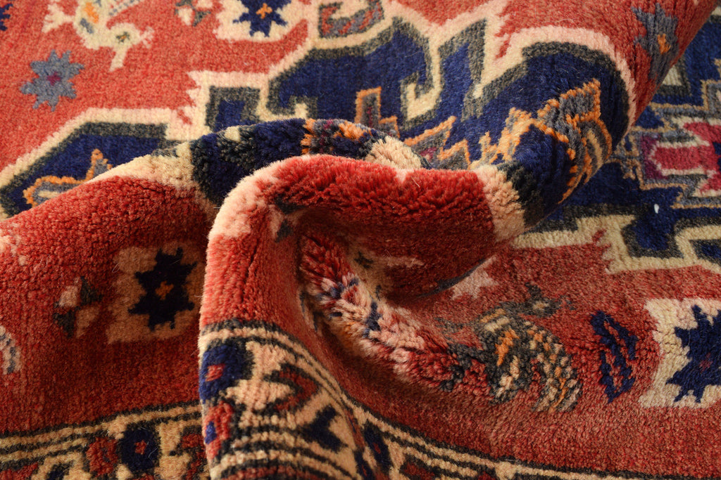 1.9 x 5.2 Small Narrow Wool Persian Tribal Shiraz Runner #AM1342