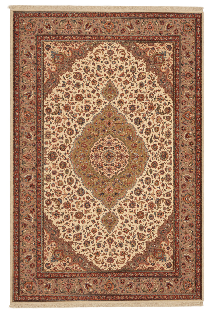 13 x 18.7 Fine Quality Persian Tabriz Rug 400 KPSI Wool and Silk #PIX-17140