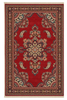 Load image into Gallery viewer, 5.3 x 6.9 Red Semi Antique Persian Sarouk Rug #B-73943