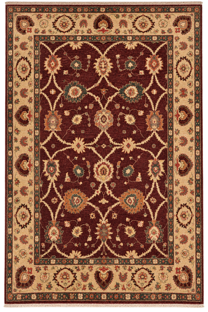 6.6 x 8.4 Mauve Chobi Peshawar Rug Triplet 22726