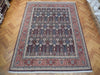 Load image into Gallery viewer, 10 x 13 Fine Authentic Persian Tabriz Rug Handmade Iran Wool and Silk  400 KPSI Black Unusual #PIX-21928