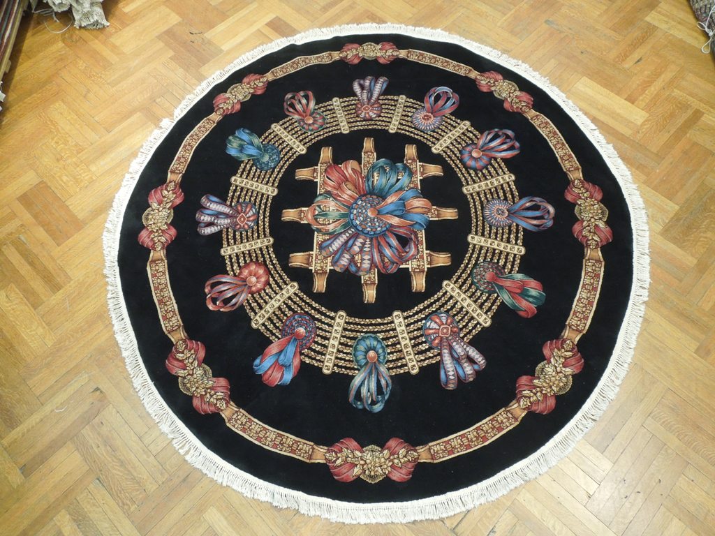 9 x 9 ROUND Handmade Rug  #PIX-20855