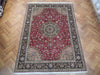 Load image into Gallery viewer, 8.4 x 11.7 Authentic Fine Quality Persian Tabriz Carpet Handmade Iran Wool and Silk 400 KPSI #PIX-21866
