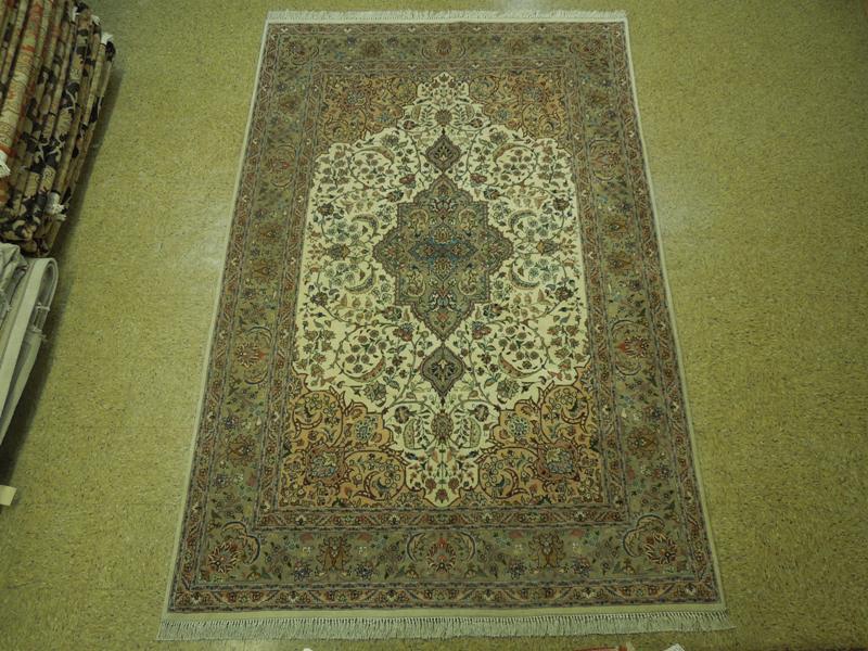 6.8 x 10 Authentic Persian Tabriz Rug High Quality 400 KPSI Wool And Silk #PIX-18064