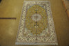 Load image into Gallery viewer, 5 x 8 Classic Hand-Knotted Golden Rug Raised Silk Pile #PIX-27420