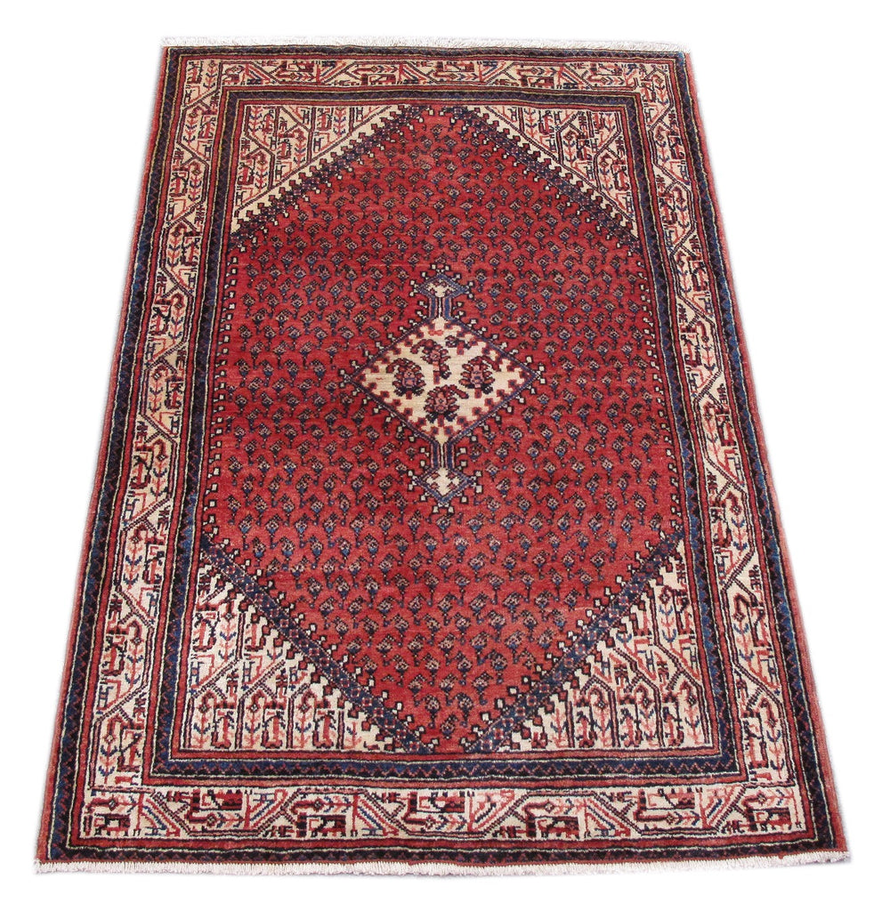 3.5 x 5 Persian Mahal Hamadan Rug Iran Sale #PIX-82734