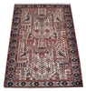Load image into Gallery viewer, 3.6 x 5 Persian Tribal Rasht Rug Primitive Birds #PIX-82752