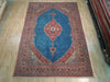 Load image into Gallery viewer, 8.2 x 11.11 SIGNED Quality Genuine Persian Kashan Rug Medium Turquoise Blue #PIX-18168