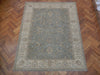Load image into Gallery viewer, 8 x 9 Natural Quality Wool Hand-Knotted Chobi Zigler Peshawar Rug Gray Green #PIX-22314