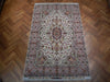 Load image into Gallery viewer, 6.7 x 10.3 High Quality Persian Tabriz Rug Ivory Lavander Wool and Silk 400 Kpsi #PIX-21984