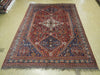 Load image into Gallery viewer, 7.2 X 10.0 Ethnic Persian Tribal Shiraz Qashqai Rug Wool On Wool #PIX-23880