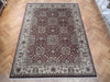 Load image into Gallery viewer, 9 x 12 Handmade Jaipur Rug Burgundy #PIX-21893