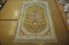 Load image into Gallery viewer, 6 x 9 Traditional Raised Silk Pile Transitional Hand-Knotted Rug #PIX-27598