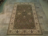 Load image into Gallery viewer, 5.5 x 8.6 GREEN Quality Handmade Wool Ziglar Rug #B-74029