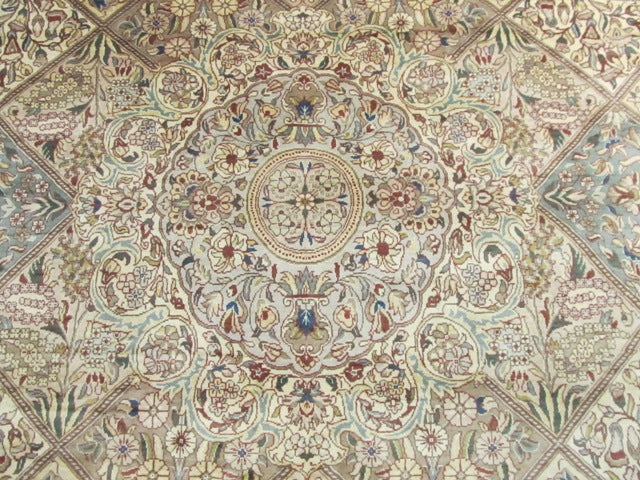 9 x 9 ROUND Handmade Wool Quality Rug Jaipour India GREEN  #PIX-15556