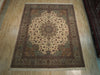 Load image into Gallery viewer, 8.2 x 10.1 Authentic Persian Quality Wool and Silk 400 KPSI Tabriz Iran Rug BIRDs #PIX-18231