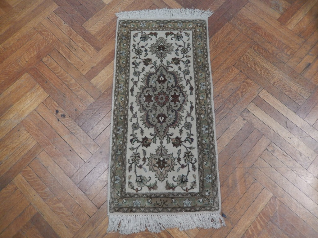 2 x 4 Signed Persian Tabriz Wool Iran #PIX-23033
