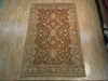 Load image into Gallery viewer, 5.10 x 8.9 ARMY BROWN Handmade Agra Rug #PIX-18757