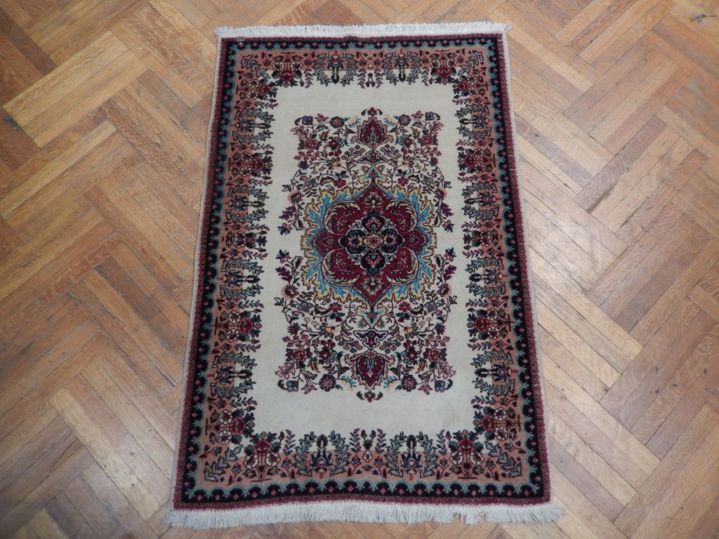 3.6 x 5.3  Persian Qom Quality Wool Rug #PIX-22787
