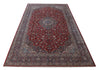 Load image into Gallery viewer, 10.3 x 16.7 SIGBNED Persian Kashan Rug Authentic Red Blue #B-81157
