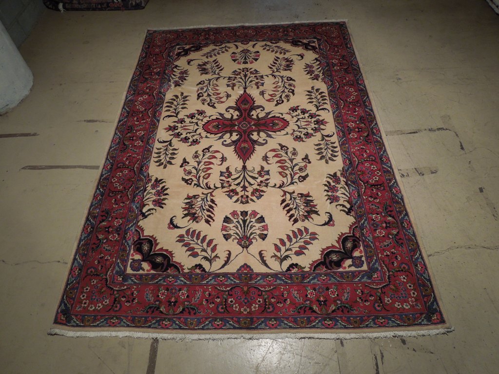 7 x 10.4 Quality Persian Tribal Sarouk Rug #B-72333
