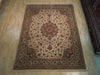 Load image into Gallery viewer, 8 x 10.2 Authentic Persian Tabriz Rug Fine Quality Wool and Silk 400 KPSI #PIX-18226