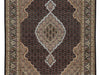 Load image into Gallery viewer, 5.6 x 8 Quality Wool and Silk Mahi Tabriz Herati Handmade Rug #B-70179
