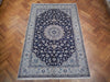 Load image into Gallery viewer, 6.10 x 10.2 Authentic Persian Nain Wool and Silk Rug Handmade Iran Blue #PIX-22020