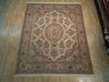 Load image into Gallery viewer, 8 x 9.6 Persian Tabriz Hand‑Knotted Wool Classic Rug 